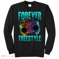 Forever Freestyle Hip Hop Old School Boombox Sweatshirt thumb 0