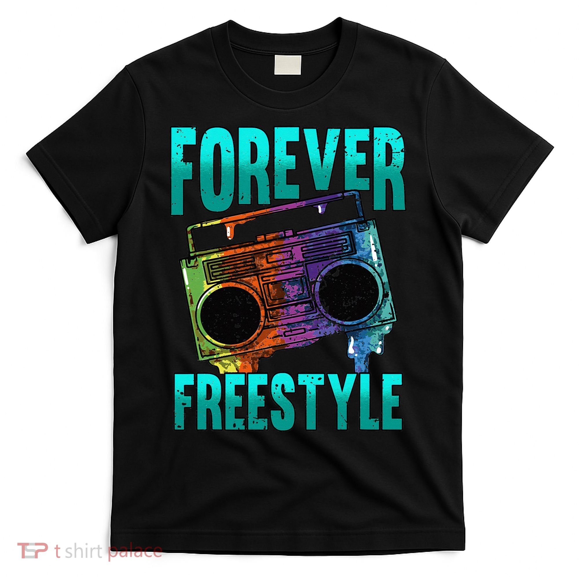 Forever Freestyle Hip Hop Old School Boombox T-Shirt