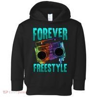 Forever Freestyle Hip Hop Old School Boombox Toddler Hoodie thumb 0