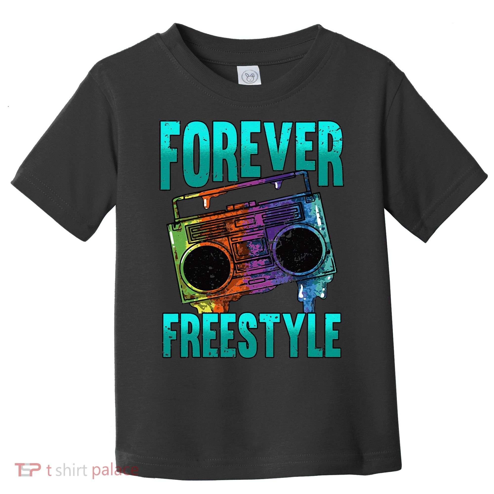 Forever Freestyle Hip Hop Old School Boombox Toddler T-Shirt