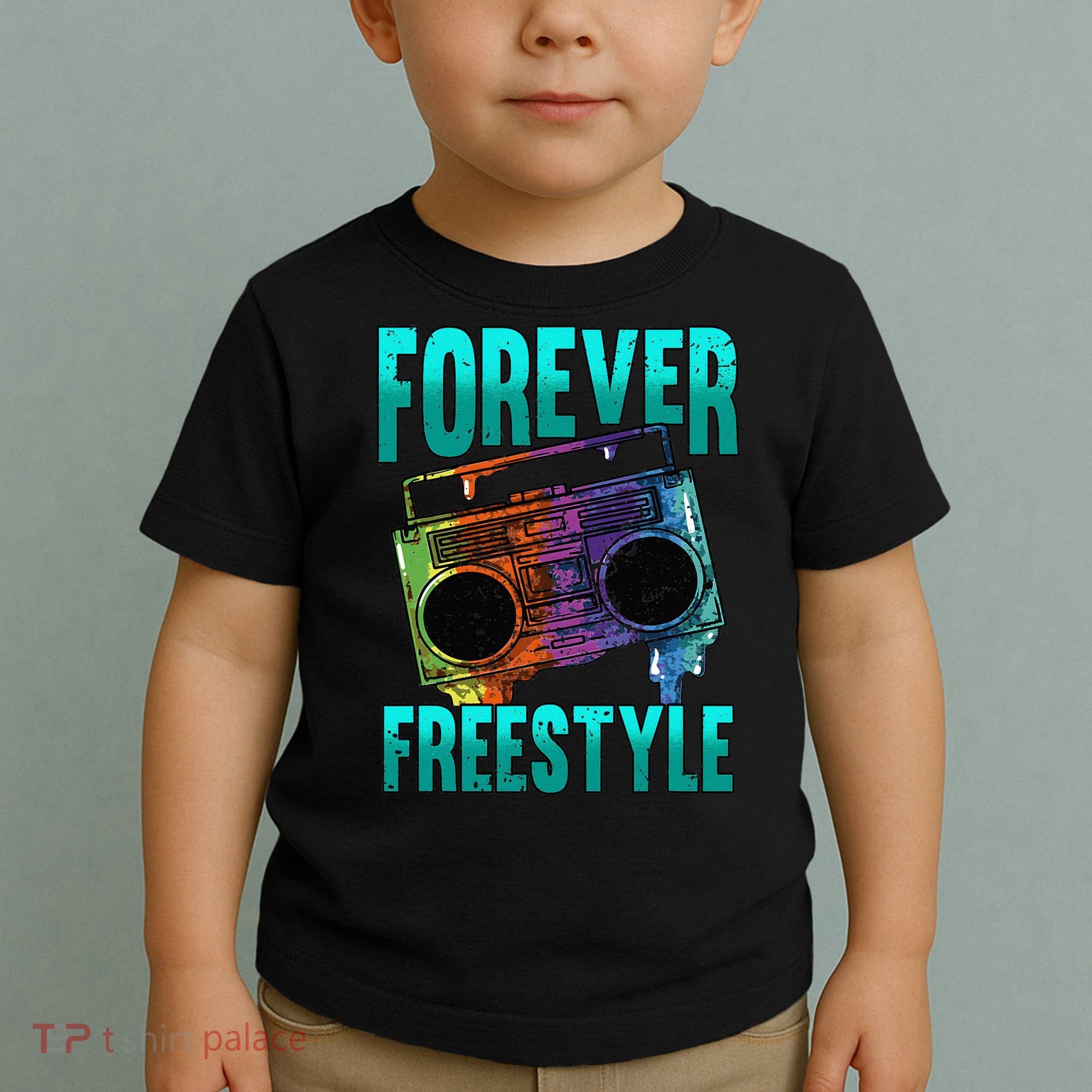 Forever Freestyle Hip Hop Old School Boombox Toddler T-Shirt