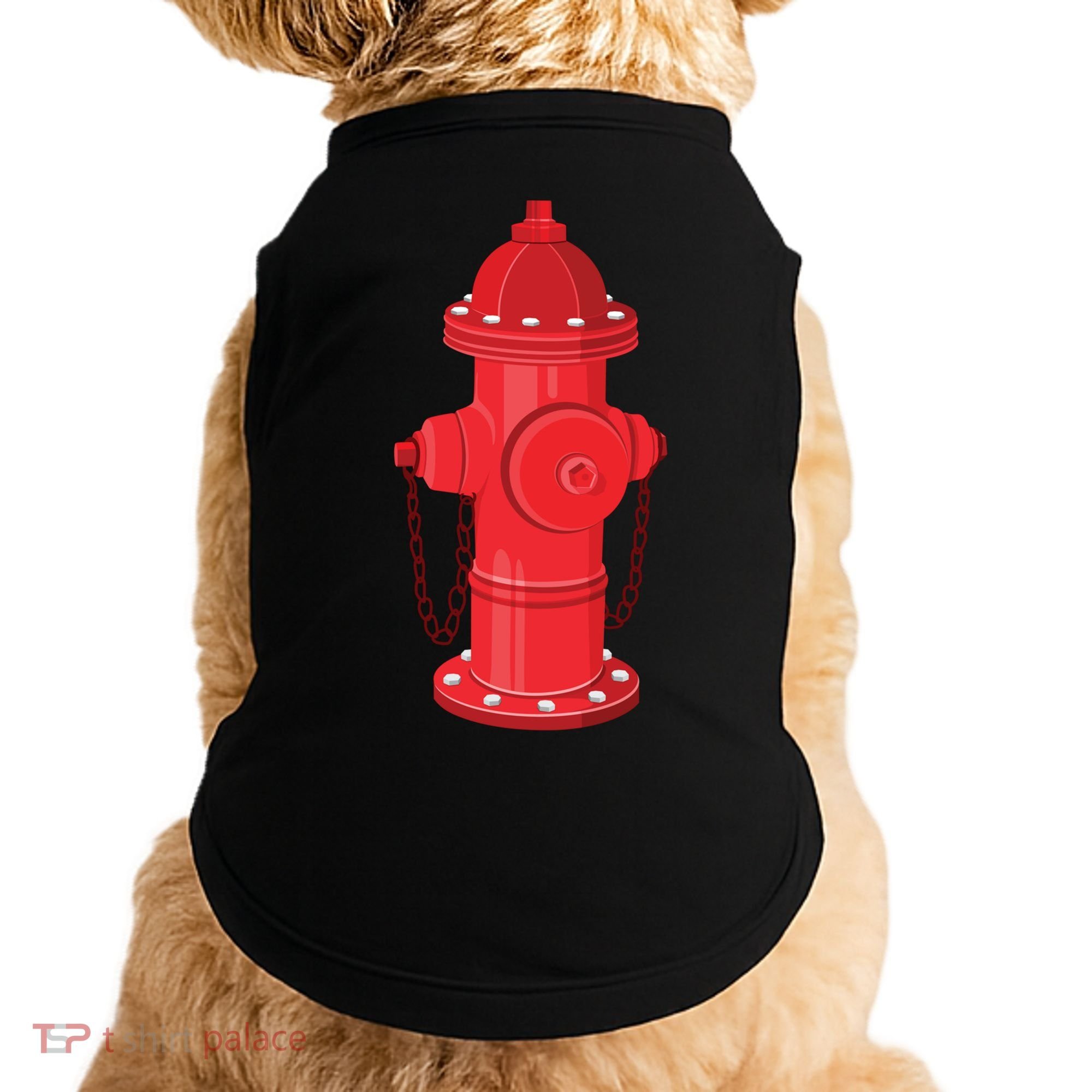 Firefighter Fire Hydrant Firetruck Dog Water Hose Fireman Gift Doggie Tank