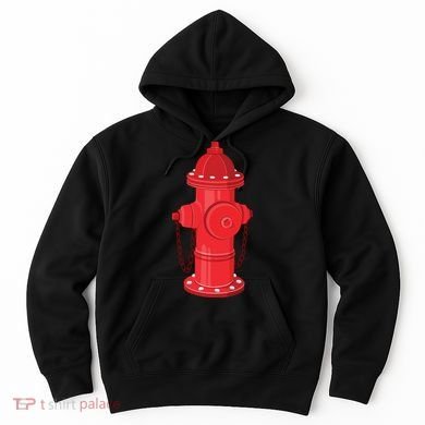 Firefighter Fire Hydrant Firetruck Dog Water Hose Fireman Gift Hoodie