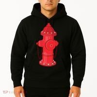 Firefighter Fire Hydrant Firetruck Dog Water Hose Fireman Gift Hoodie thumb 2