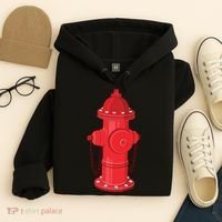 Firefighter Fire Hydrant Firetruck Dog Water Hose Fireman Gift Hoodie thumb 4