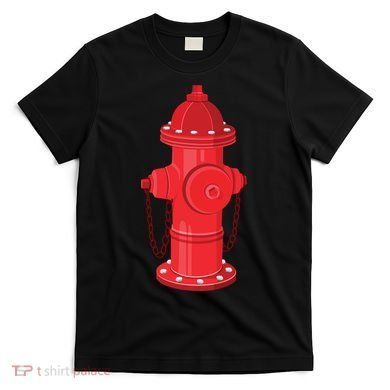 Firefighter Fire Hydrant Firetruck Dog Water Hose Fireman Gift T-Shirt