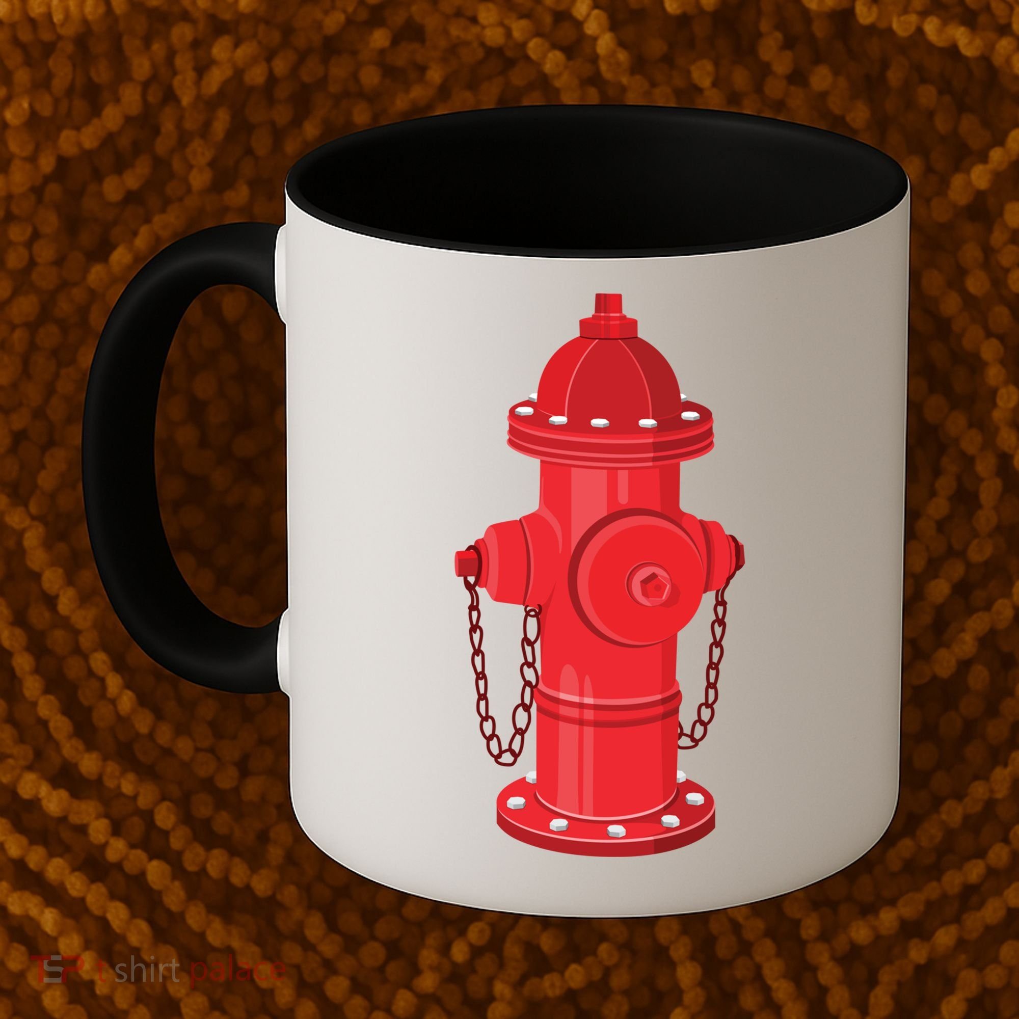 Firefighter Fire Hydrant Firetruck Dog Water Hose Fireman Gift Coffee Mug