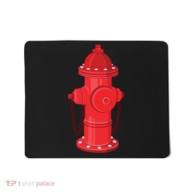Firefighter Fire Hydrant Firetruck Dog Water Hose Fireman Gift Mousepad