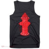 Firefighter Fire Hydrant Firetruck Dog Water Hose Fireman Gift Tank Top thumb 0