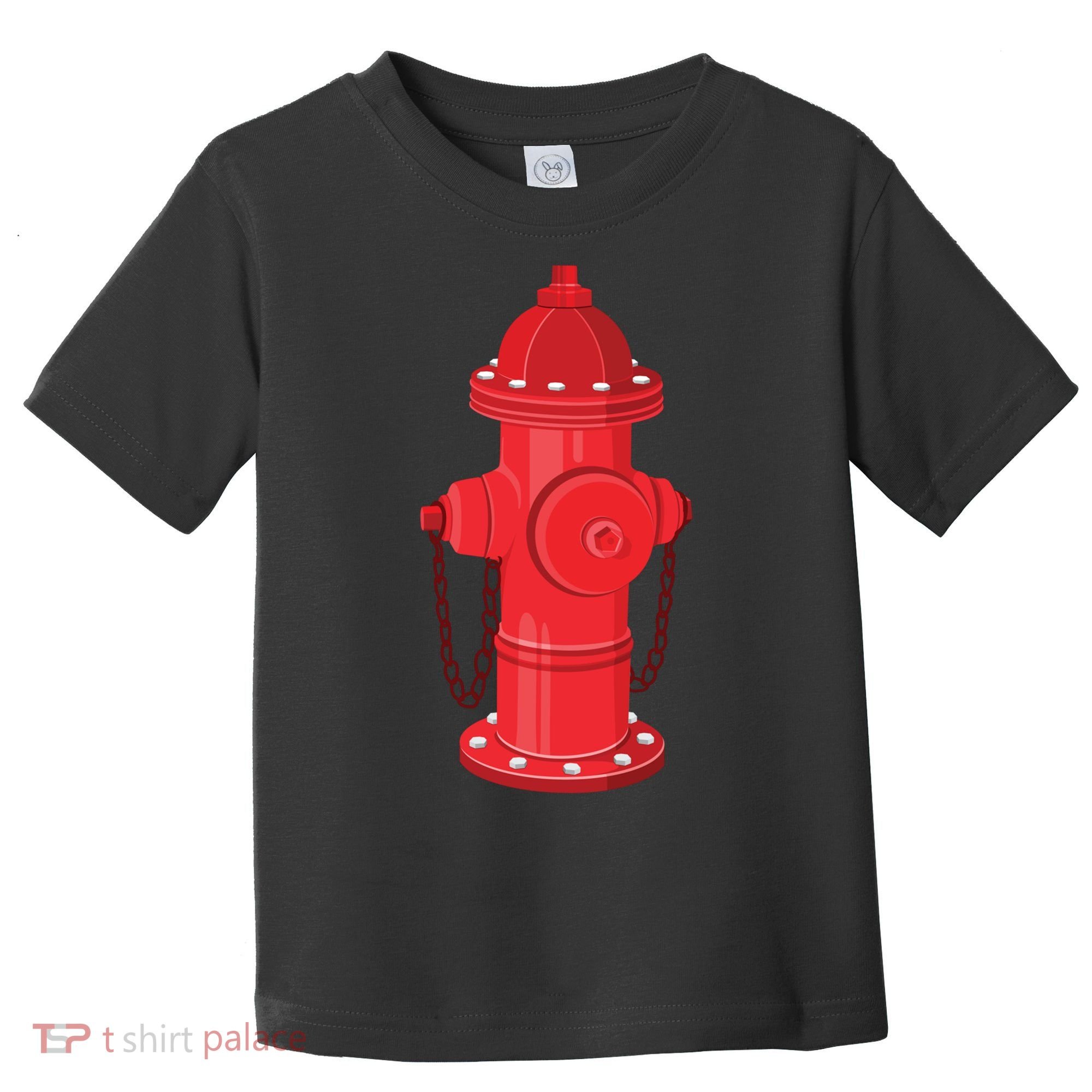 Firefighter Fire Hydrant Firetruck Dog Water Hose Fireman Gift Toddler T-Shirt