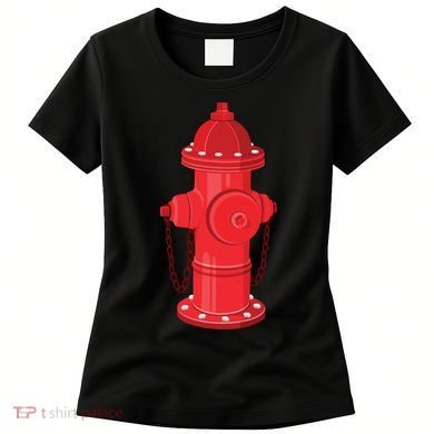 Firefighter Fire Hydrant Firetruck Dog Water Hose Fireman Gift Women's T-Shirt