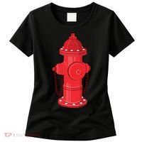 Firefighter Fire Hydrant Firetruck Dog Water Hose Fireman Gift Women's T-Shirt thumb 0