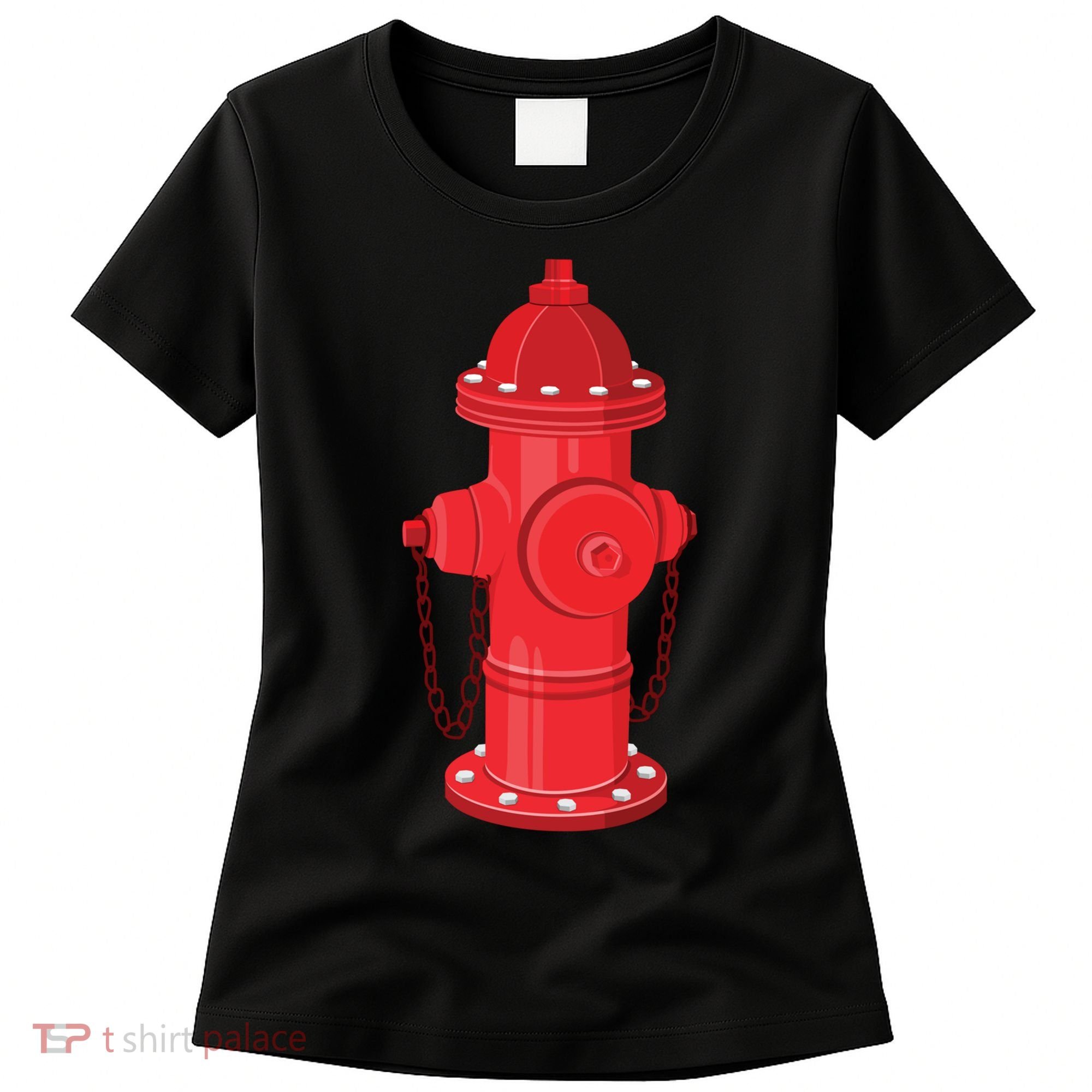 Firefighter Fire Hydrant Firetruck Dog Water Hose Fireman Gift Women's T-Shirt