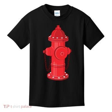 Firefighter Fire Hydrant Firetruck Dog Water Hose Fireman Gift Kids T-Shirt