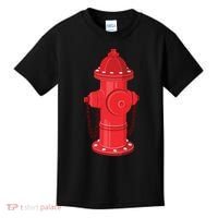 Firefighter Fire Hydrant Firetruck Dog Water Hose Fireman Gift Kids T-Shirt thumb 0