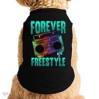 Forever Freestyle Hip Hop Old School Boombox Doggie Tank thumb 0