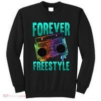 Forever Freestyle Hip Hop Old School Boombox Sweatshirt thumb 0