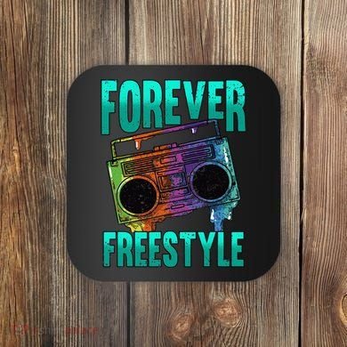 Forever Freestyle Hip Hop Old School Boombox Coaster