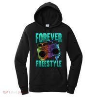 Forever Freestyle Hip Hop Old School Boombox Women's Hoodie thumb 0