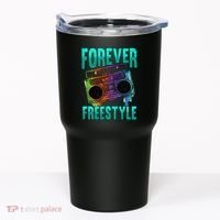 Forever Freestyle Hip Hop Old School Boombox Tumbler thumb 0