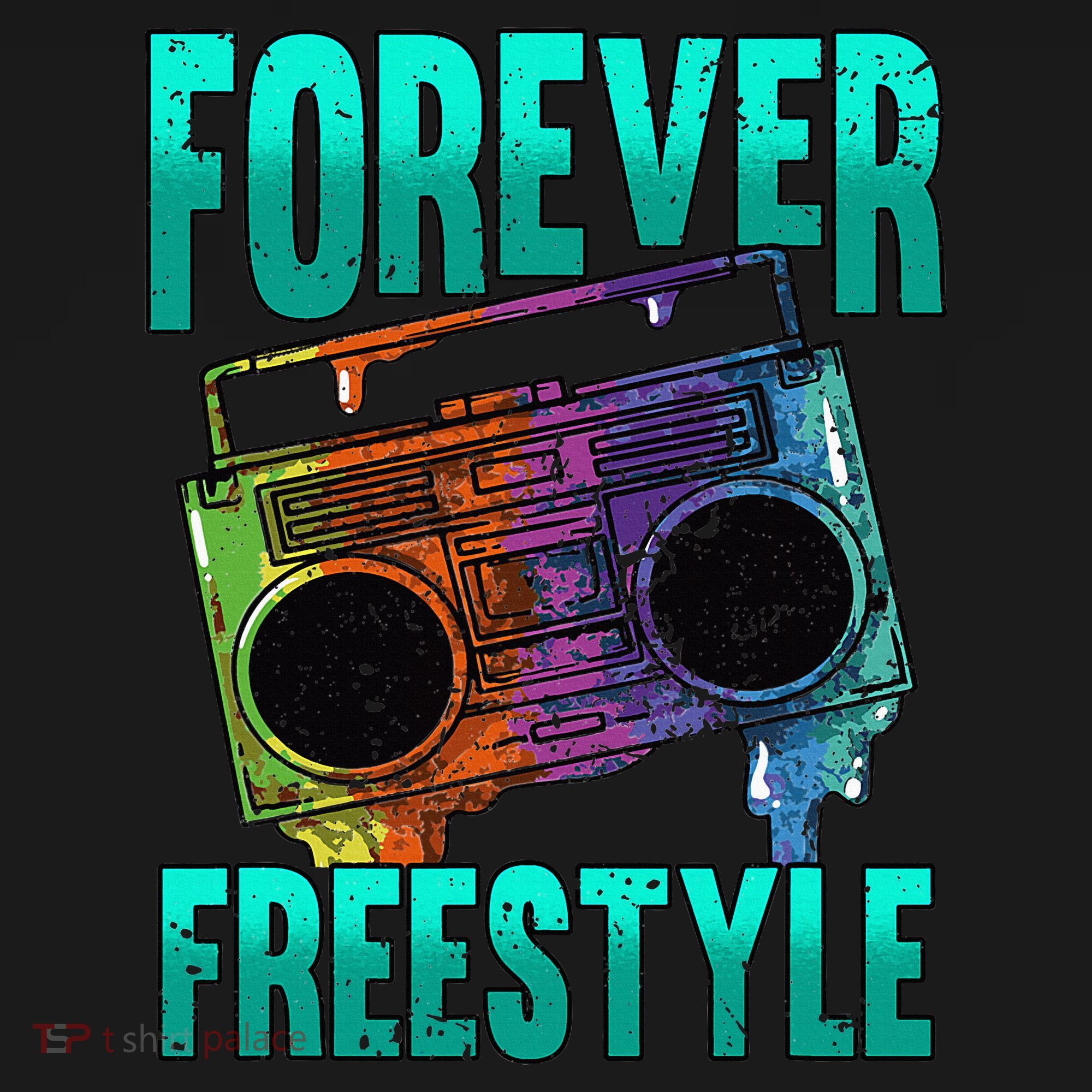 Forever Freestyle Hip Hop Old School Boombox Mousepad