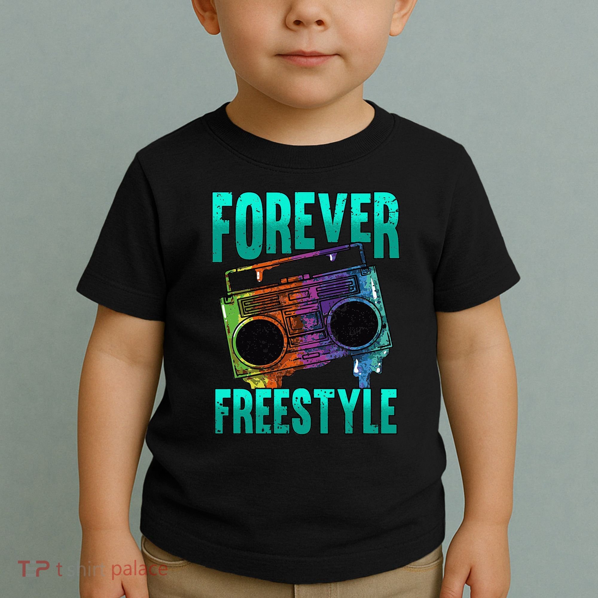Forever Freestyle Hip Hop Old School Boombox Toddler T-Shirt