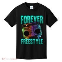 Forever Freestyle Hip Hop Old School Boombox Kids T-Shirt thumb 0