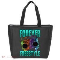 Forever Freestyle Hip Hop Old School Boombox Tote Bag thumb 0