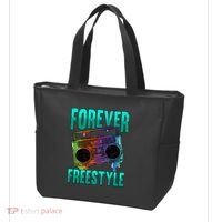 Forever Freestyle Hip Hop Old School Boombox Tote Bag thumb 3