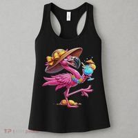 Funny Flamingo Hawaiian Summer Tropical Luau Women Women's Tank Top thumb 3