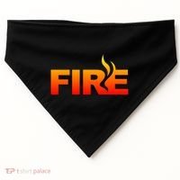 Funny Fire Halloween Costume Family Matching USA-Made Doggie Bandana thumb 0