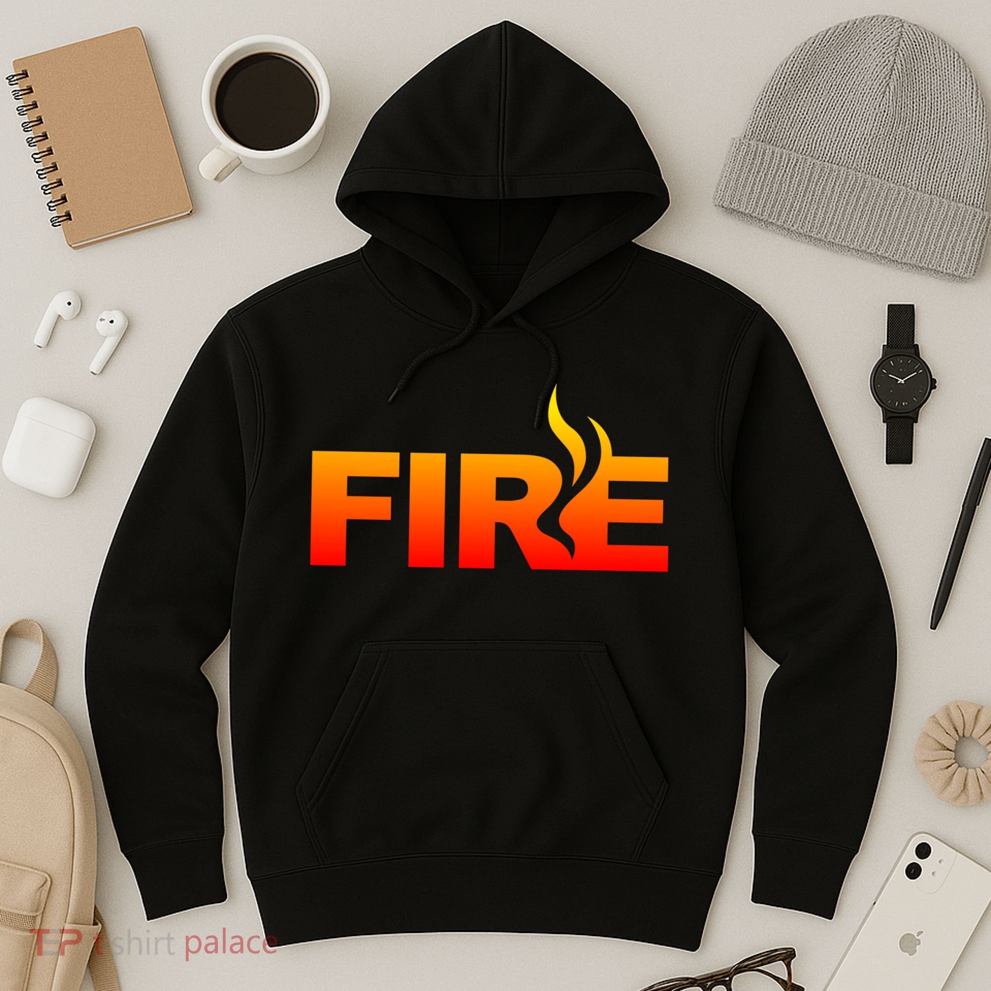 Funny Fire Halloween Costume Family Matching Hoodie