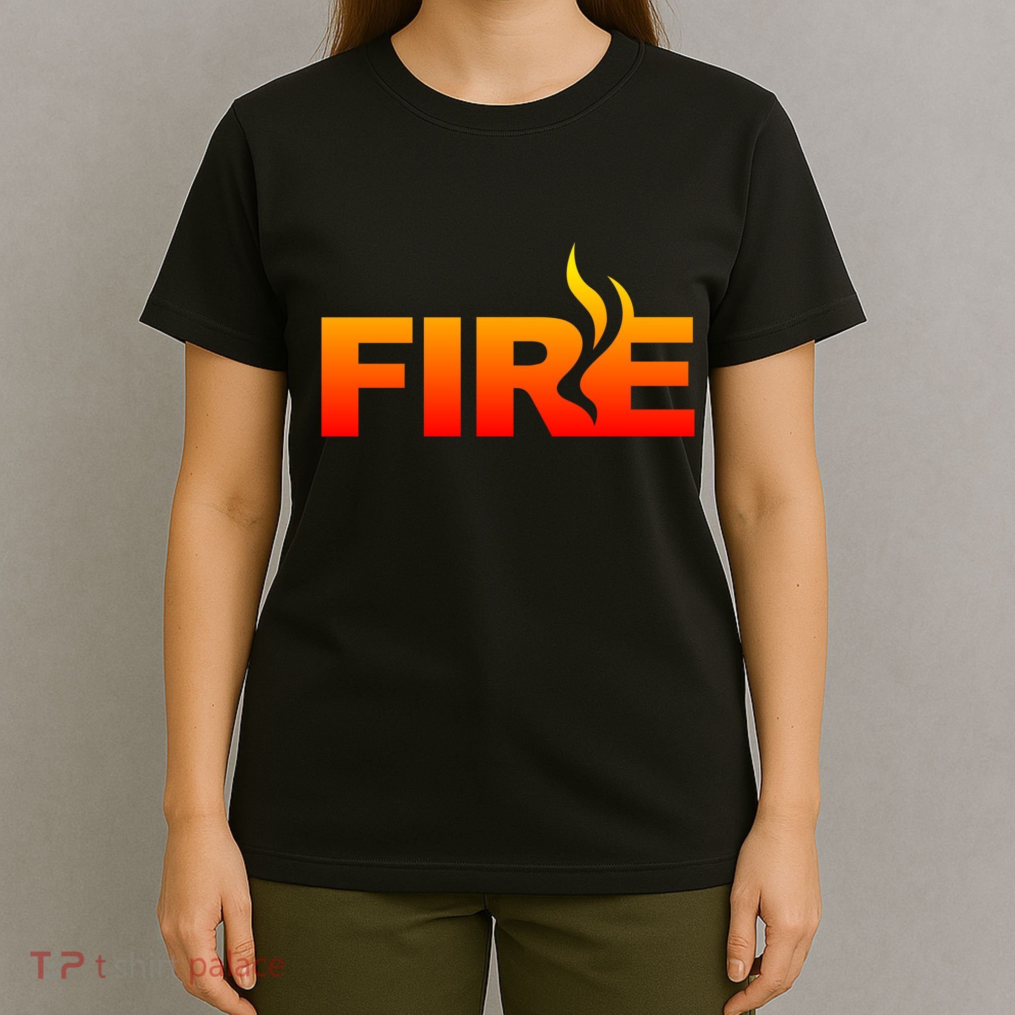 Funny Fire Halloween Costume Family Matching T-Shirt