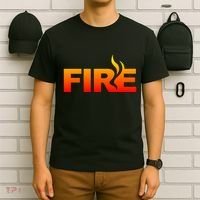 Funny Fire Halloween Costume Family Matching T-Shirt thumb 6