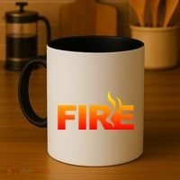 Funny Fire Halloween Costume Family Matching Coffee Mug thumb 4