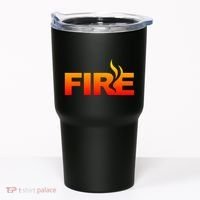 Funny Fire Halloween Costume Family Matching Tumbler thumb 0
