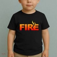 Funny Fire Halloween Costume Family Matching Toddler T-Shirt thumb 2