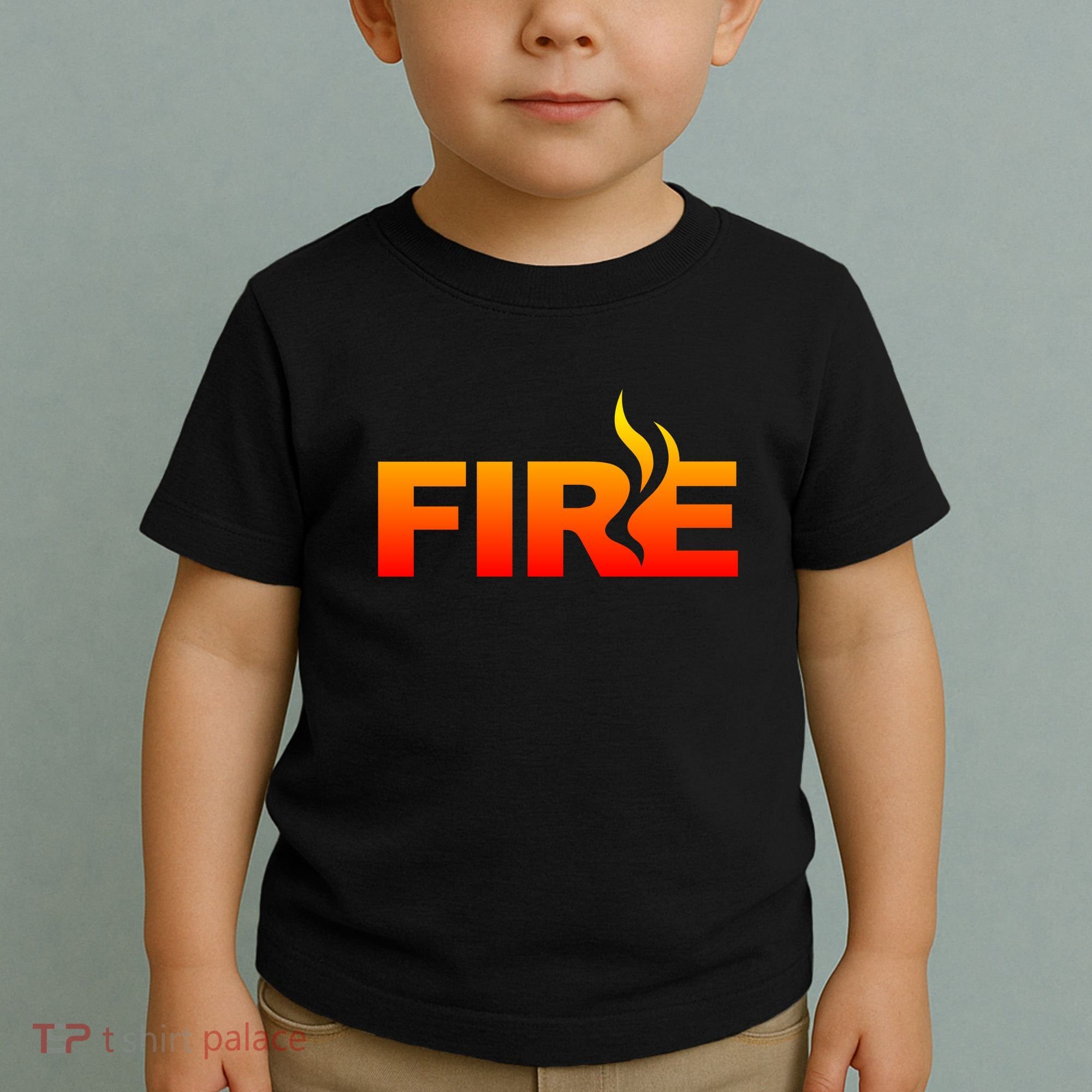 Funny Fire Halloween Costume Family Matching Toddler T-Shirt