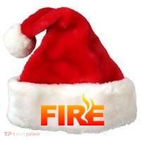 Funny Fire Halloween Costume Family Matching Santa Hat thumb 0