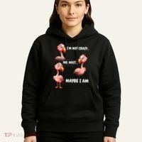Funny Flamingo Humor Hoodie thumb 5