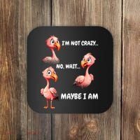 Funny Flamingo Humor Coaster thumb 0