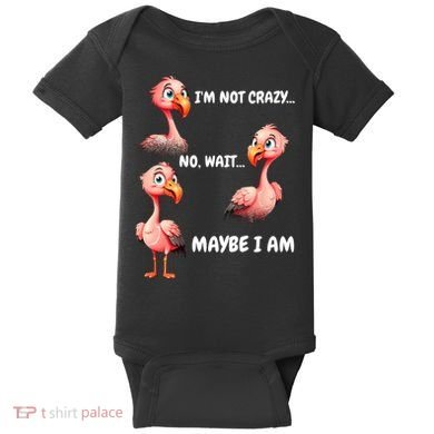 Funny Flamingo Humor Baby Bodysuit