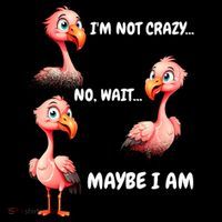Funny Flamingo Humor Baby Bodysuit thumb 2