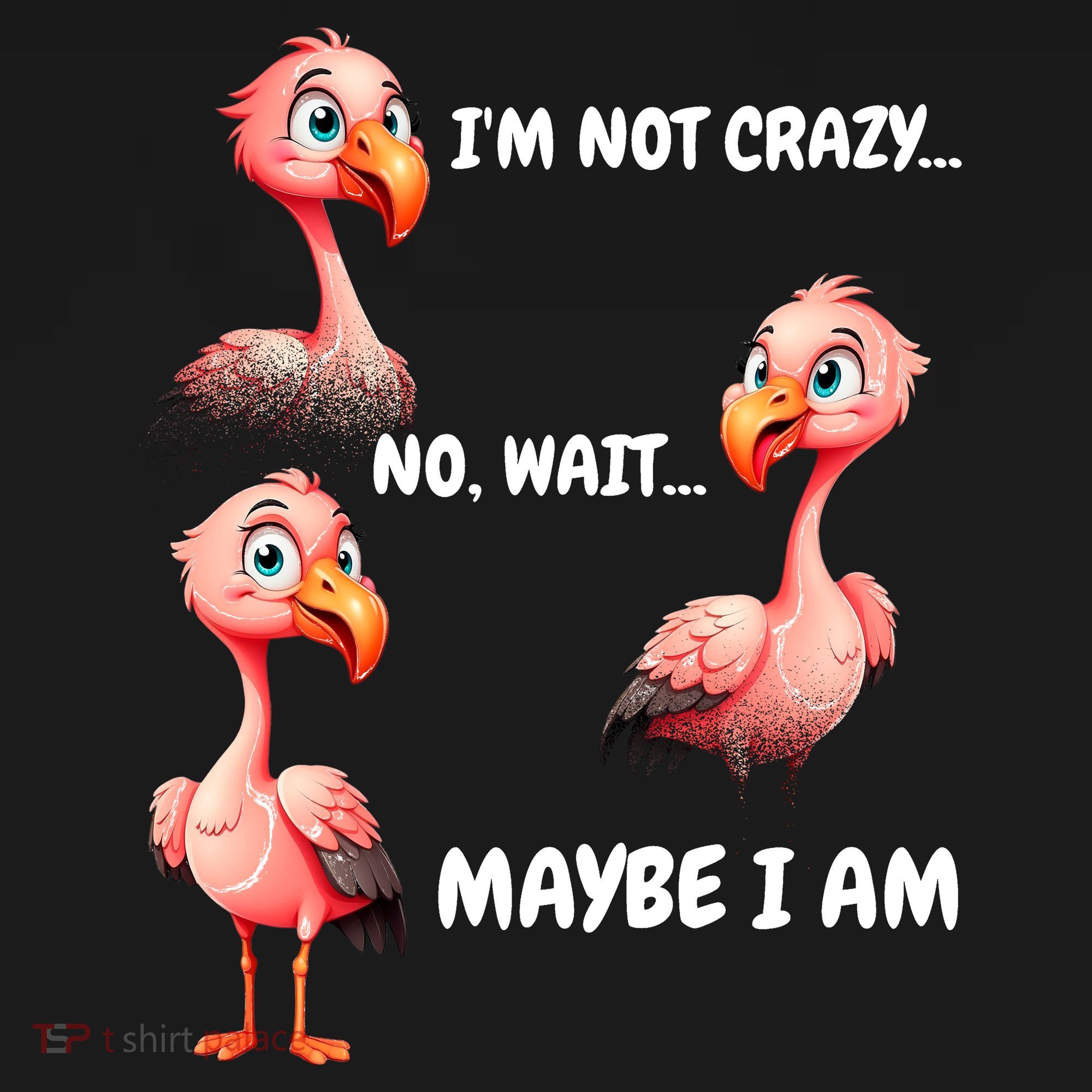 Funny Flamingo Humor Toddler Hoodie