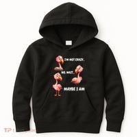 Funny Flamingo Humor Kids Hoodie thumb 0