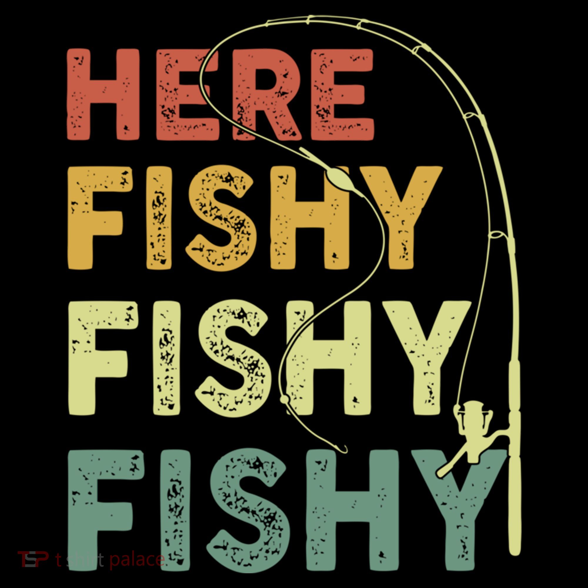 Funny Fishinggift Herefishy Bass Fish Dad Gift Coffee Mug