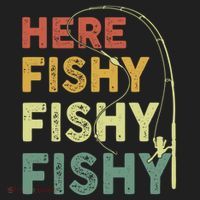 Funny Fishinggift Herefishy Bass Fish Dad Gift Beanie thumb 2