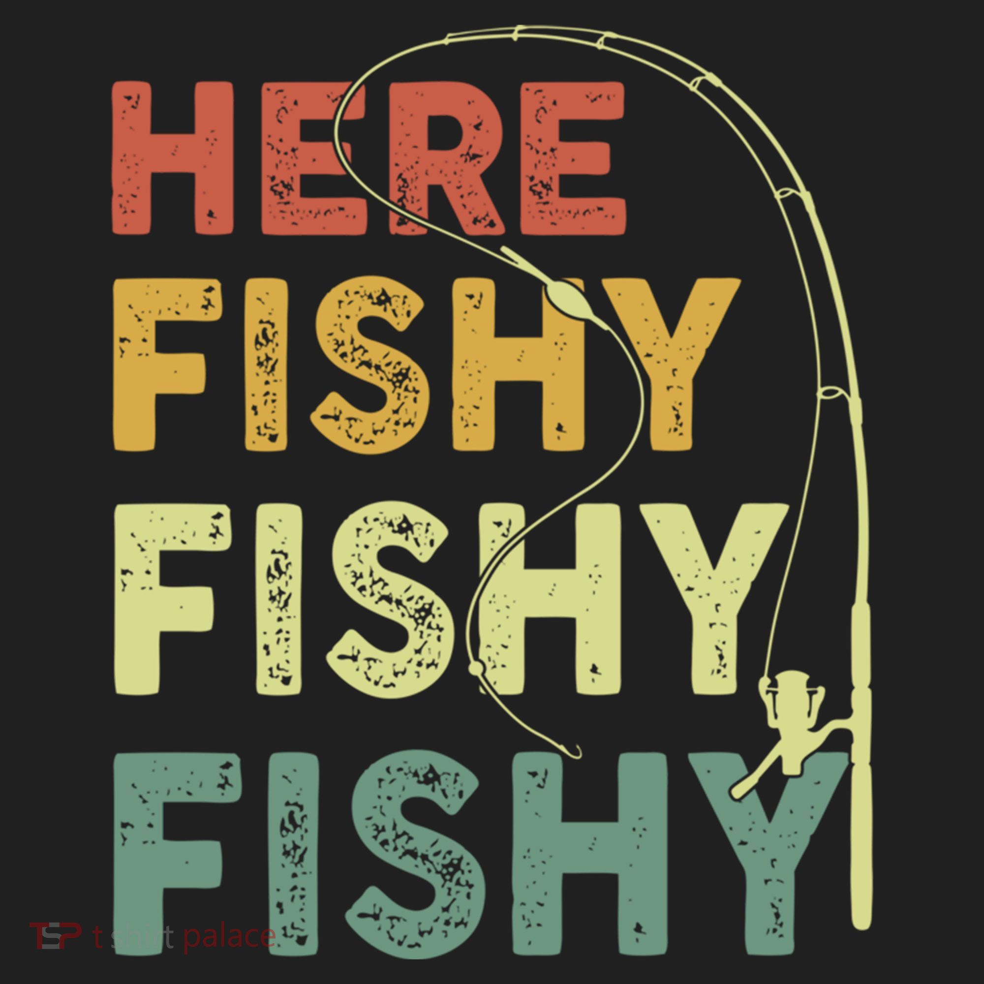 Funny Fishinggift Herefishy Bass Fish Dad Gift Hat
