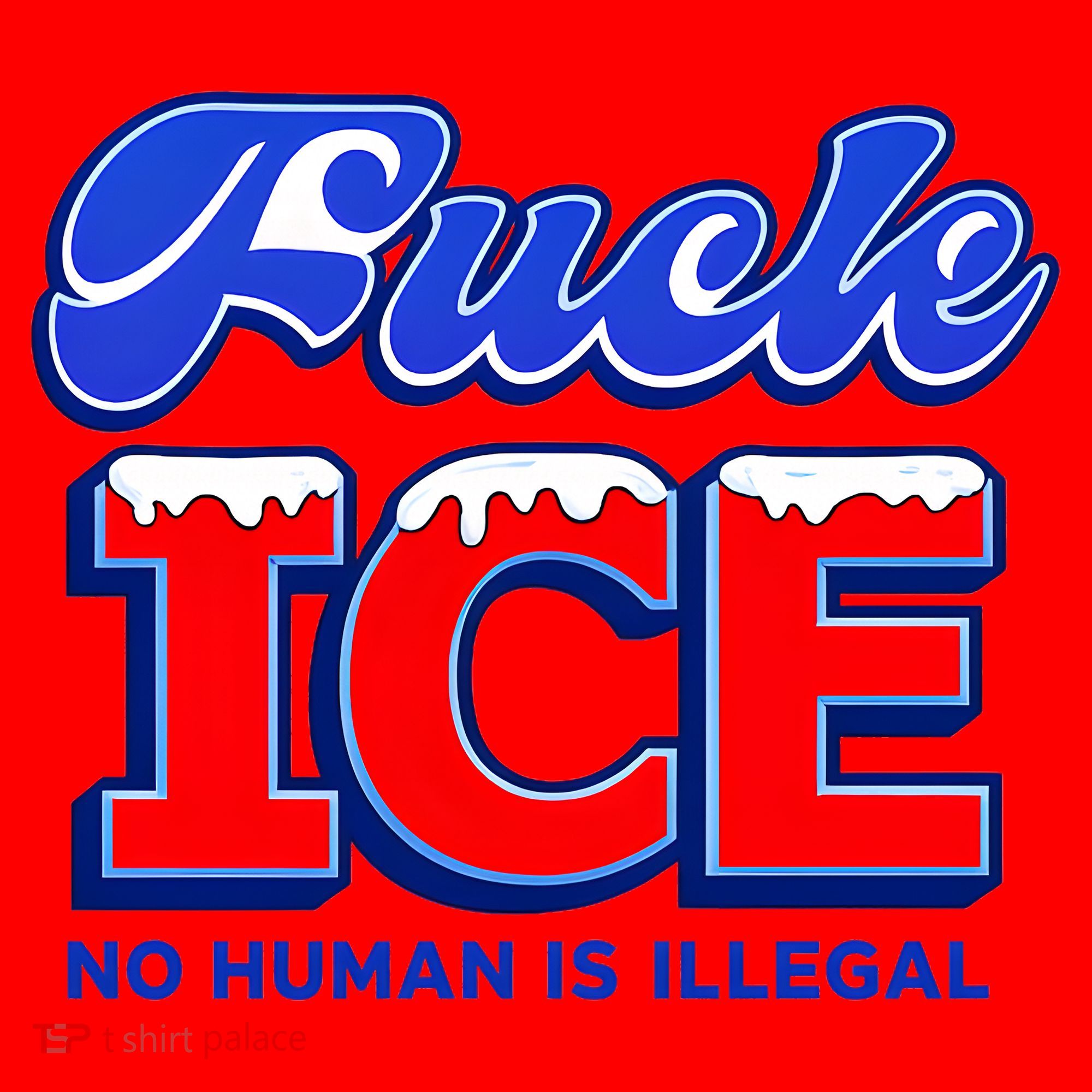 F!ck F Ice No Humman Is Illegal Santa Hat