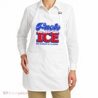 F!ck F Ice No Humman Is Illegal Apron thumb 2